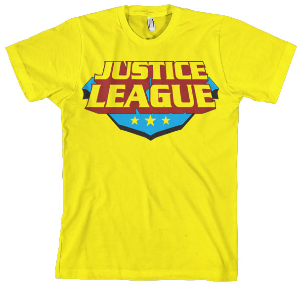Justice League - Classic Logo Mens T-Shirt