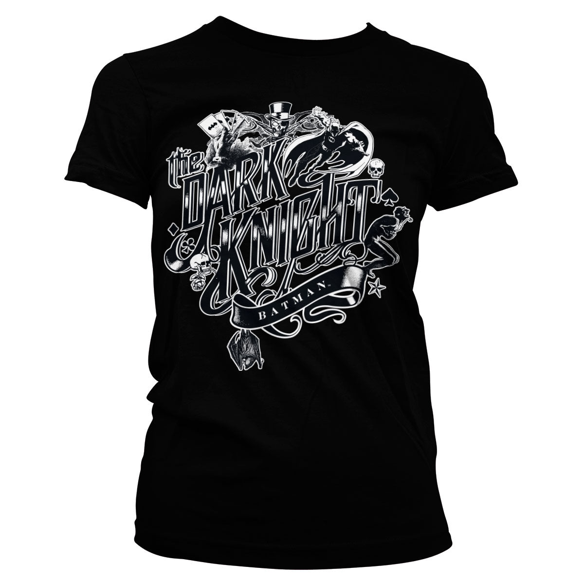Batman - Inked Dark Knight Women T-Shirt