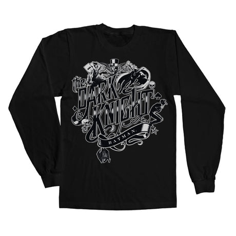 Inked Dark Knight Long Sleeve Tee showcasing Inked Dark Knight Long Sleeve Tee design