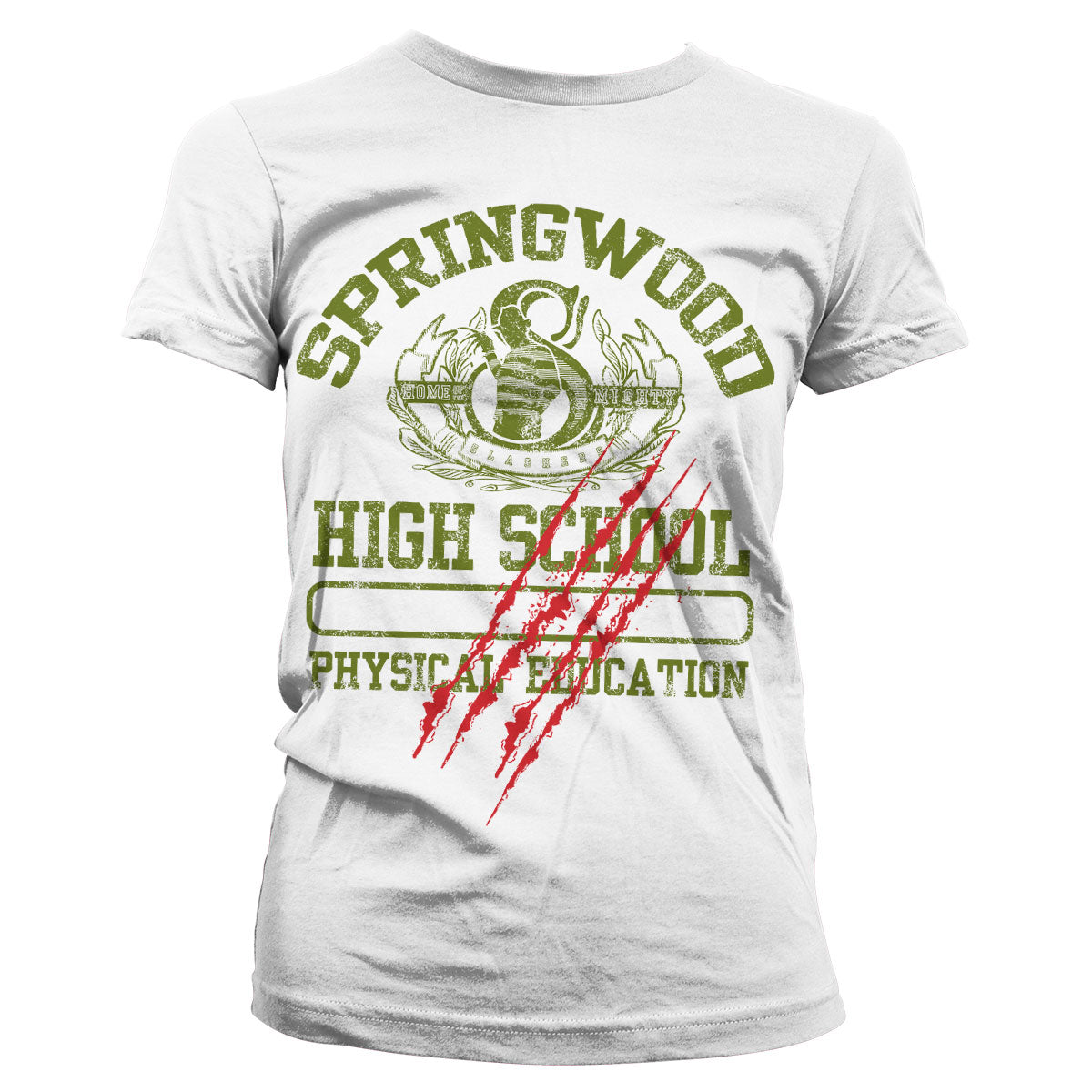 Springwood High School Girly Tee showcasing Springwood High School design