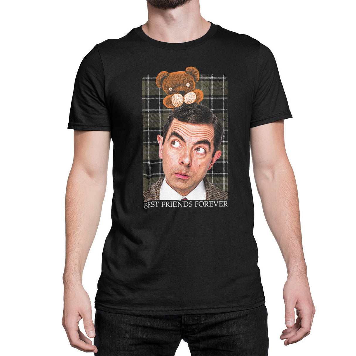 Mr Bean - & Teddy Mens T-Shirt