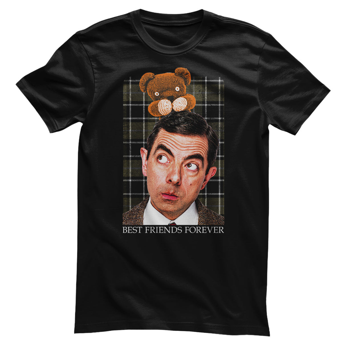 Mr Bean - & Teddy Mens T-Shirt