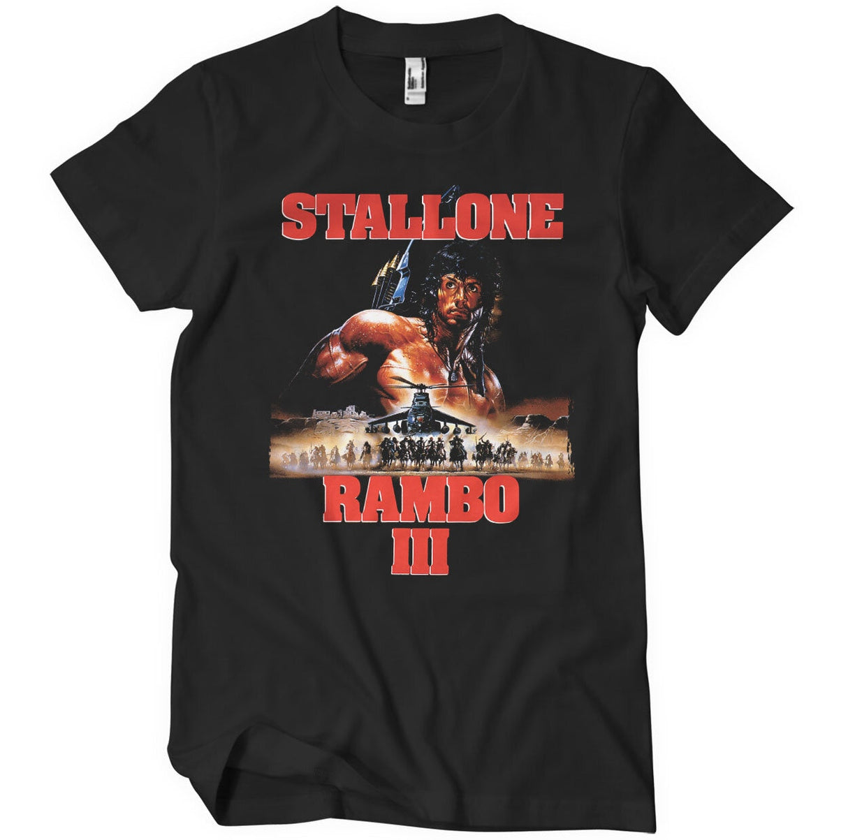 Rambo - III Poster Mens T-Shirt
