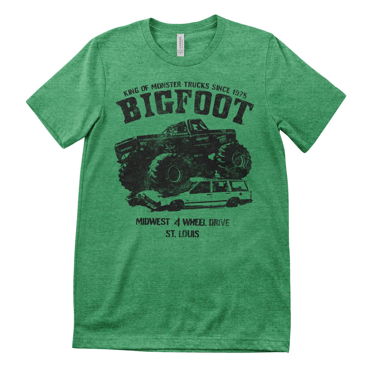 BIGFOOT - Monster Car Crush Mens T-Shirt