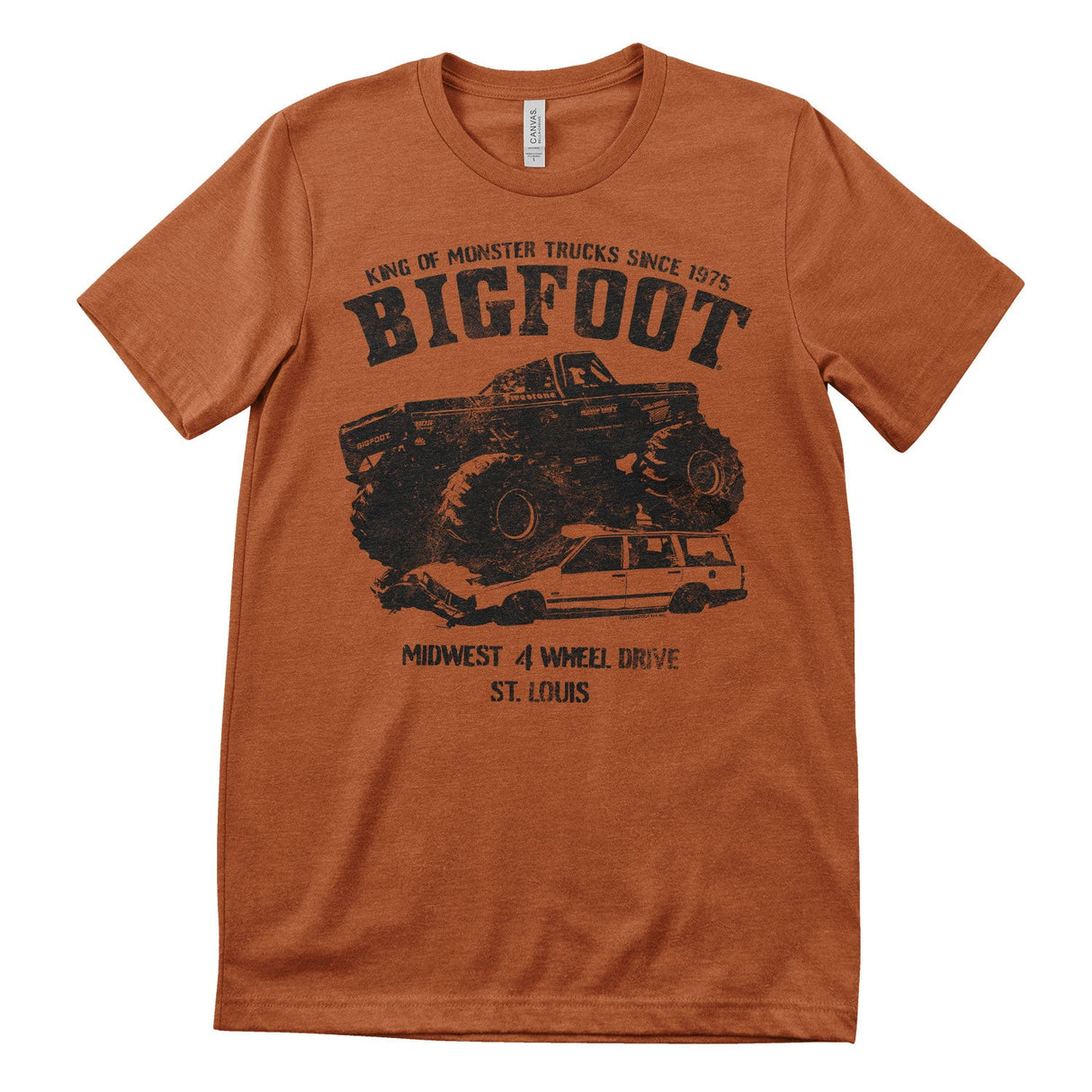 BIGFOOT - Monster Car Crush Mens T-Shirt
