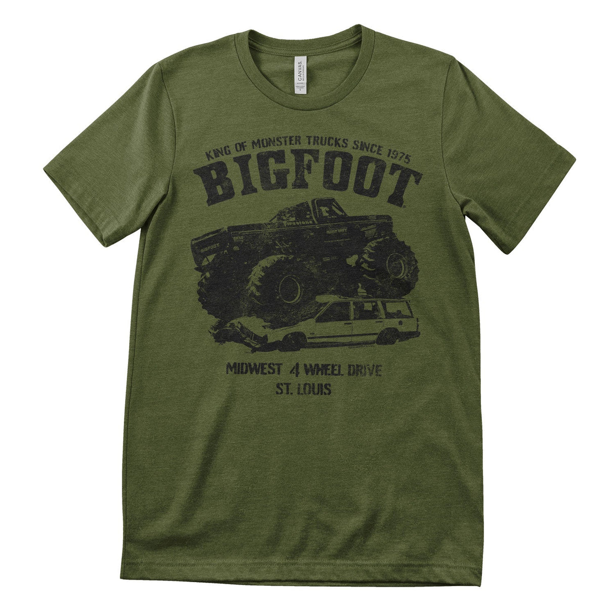 BIGFOOT - Monster Car Crush Mens T-Shirt