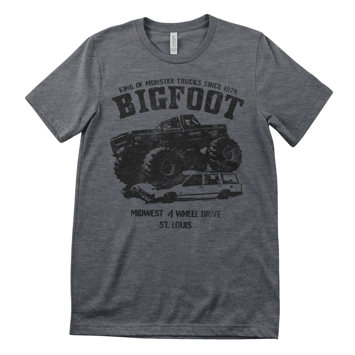 BIGFOOT - Monster Car Crush Mens T-Shirt