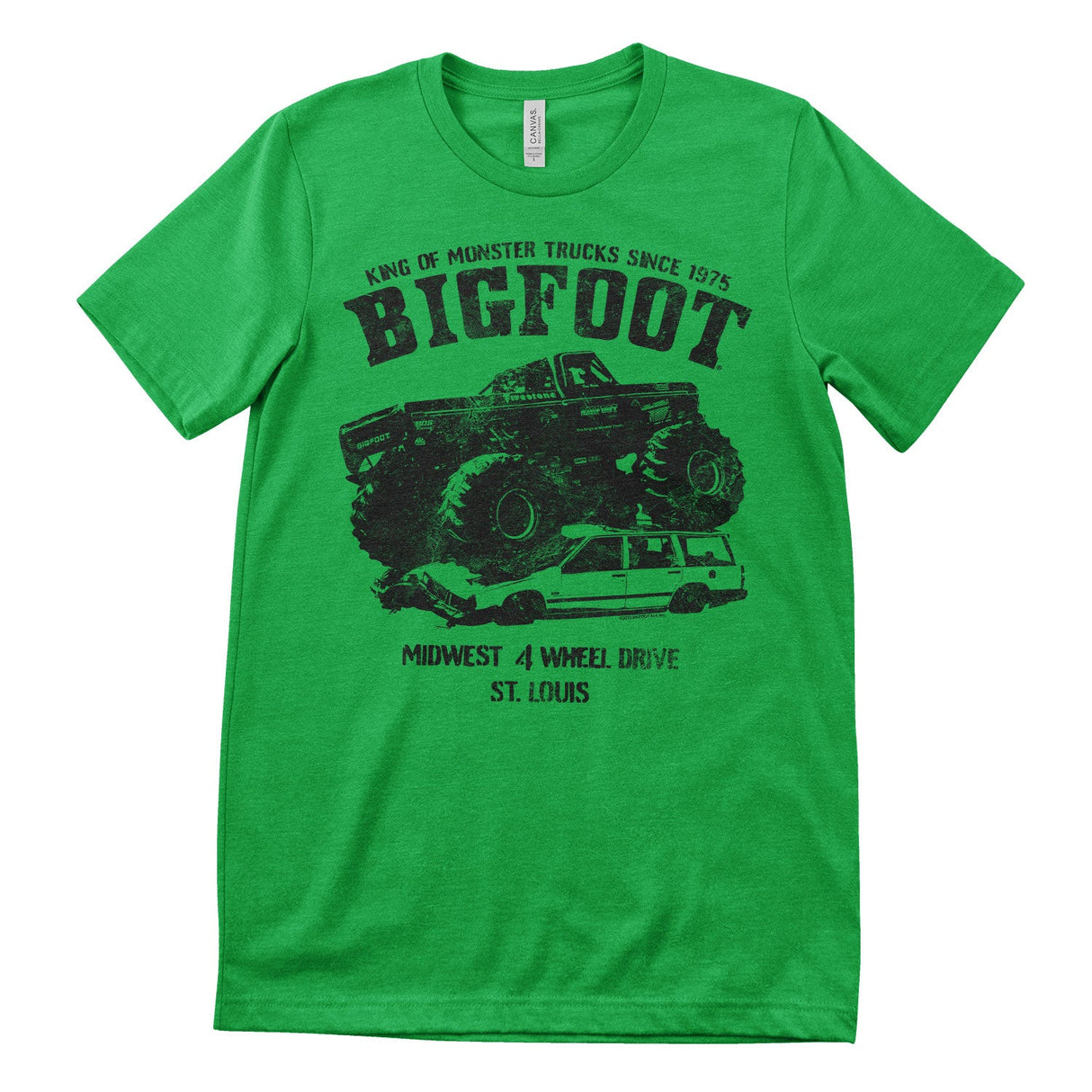 BIGFOOT - Monster Car Crush Mens T-Shirt