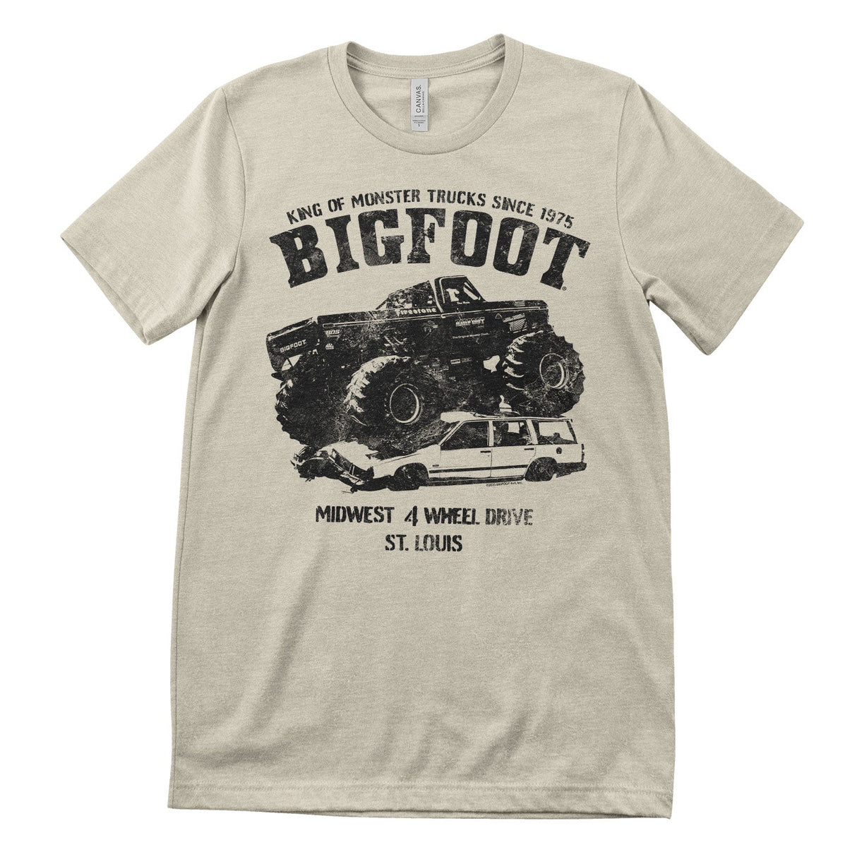 BIGFOOT - Monster Car Crush Mens T-Shirt