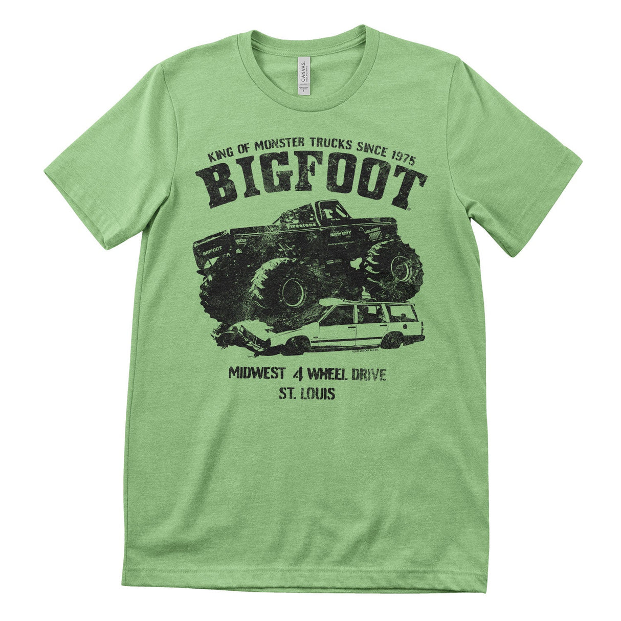 BIGFOOT - Monster Car Crush Mens T-Shirt
