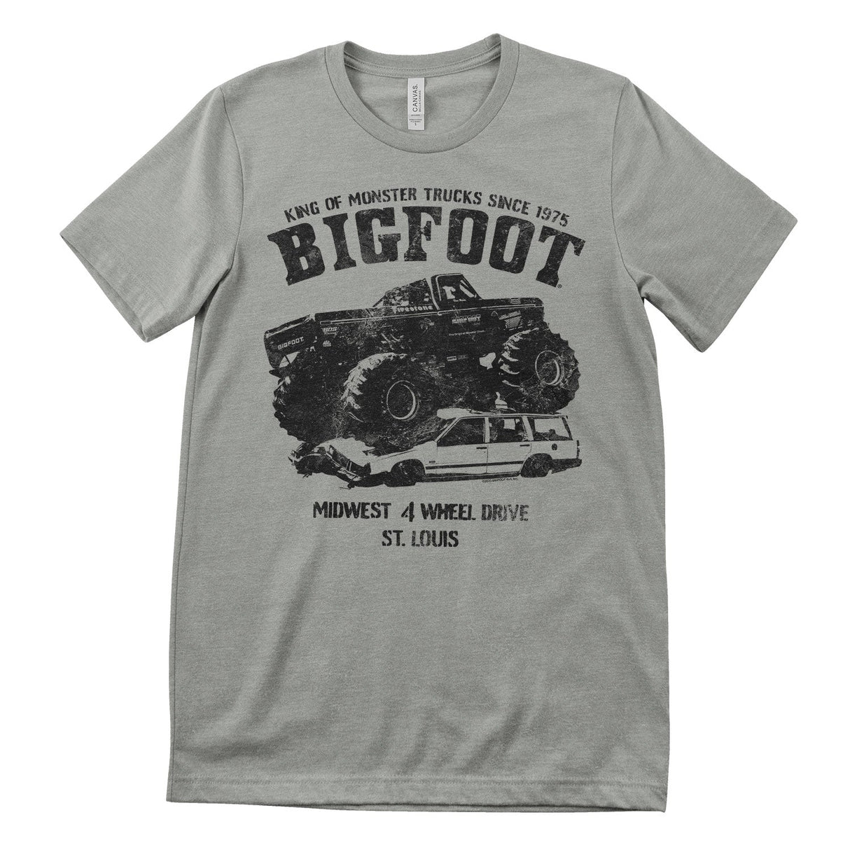 BIGFOOT - Monster Car Crush Mens T-Shirt