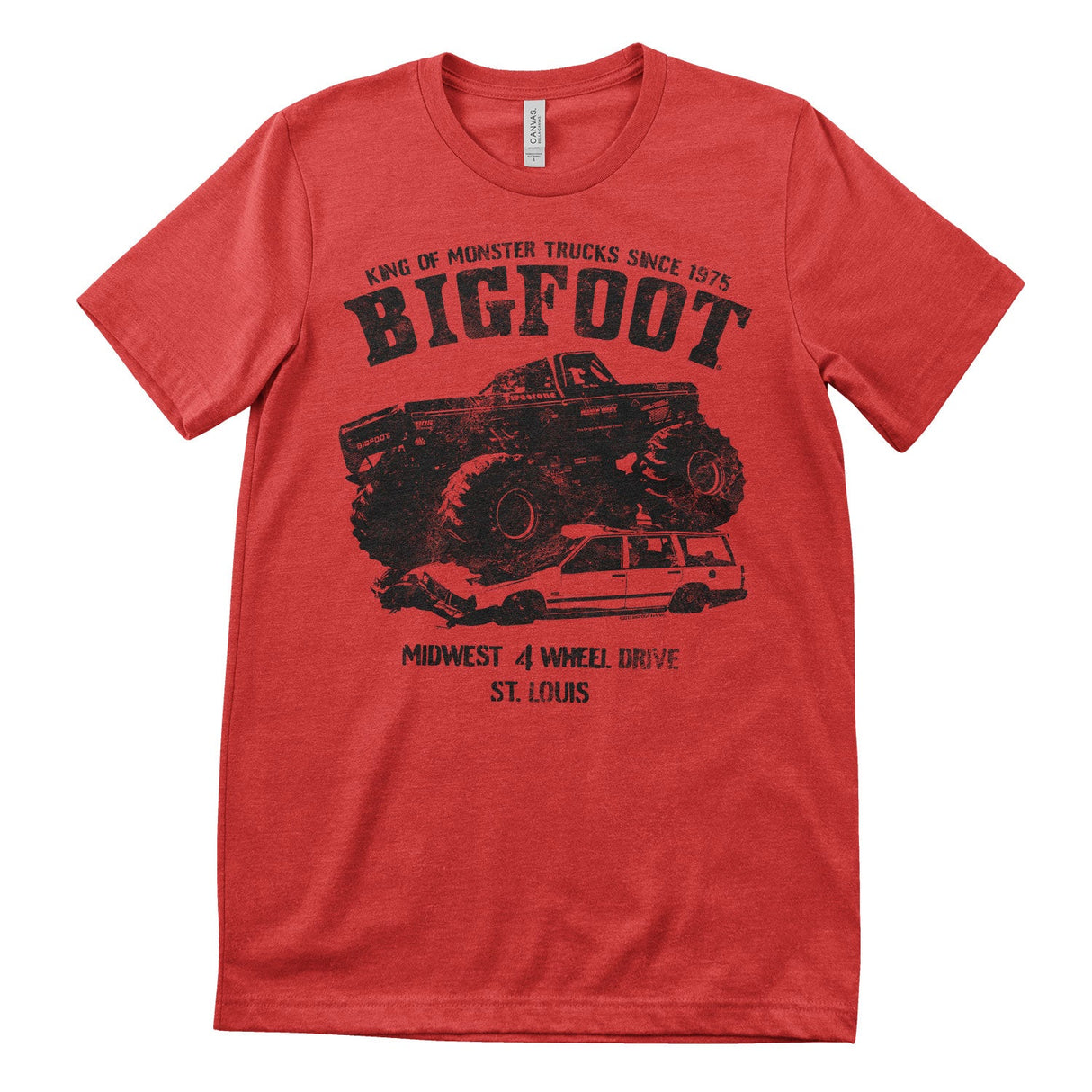 BIGFOOT - Monster Car Crush Mens T-Shirt