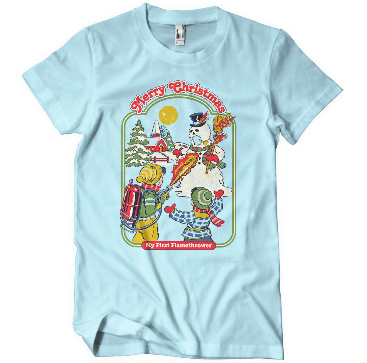 Steven Rhodes - My First Flamethrower Mens T-Shirt