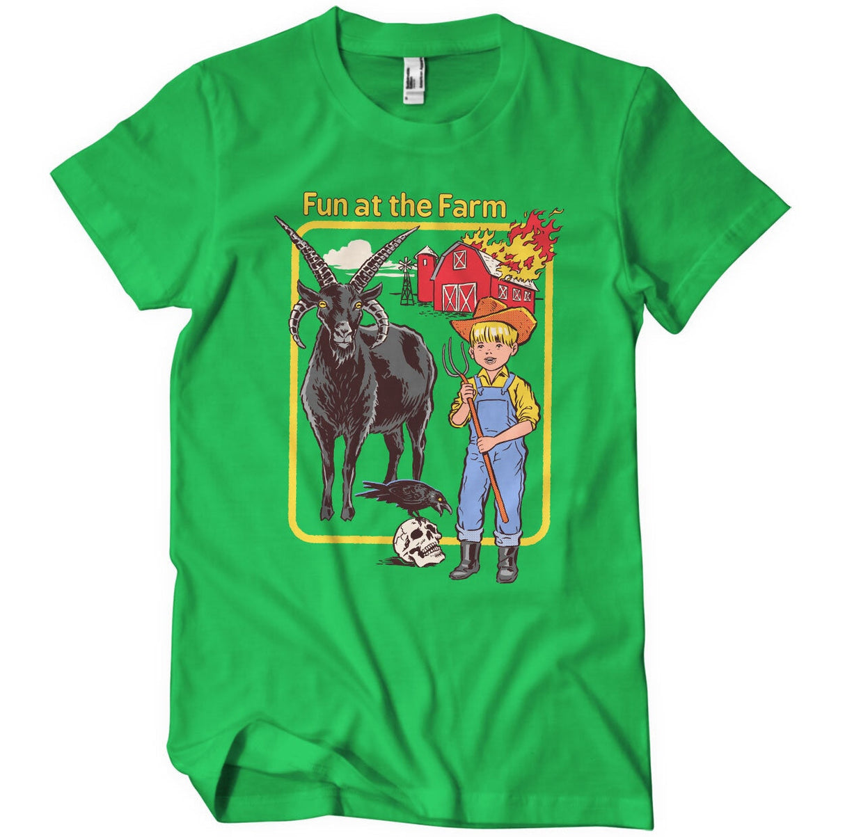 Steven Rhodes - Fun at The Farm Mens T-Shirt