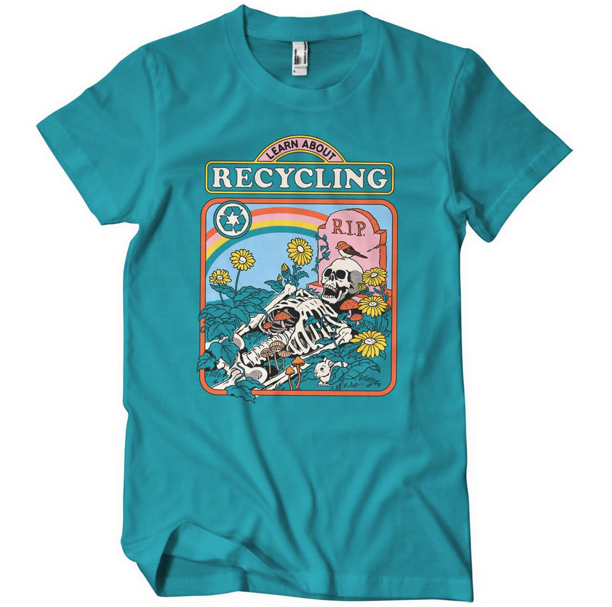 Steven Rhodes - Learn About Recycling Mens T-Shirt