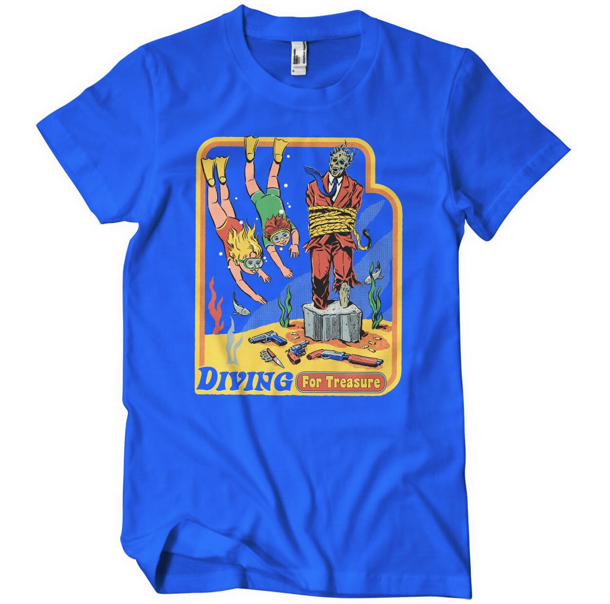 Steven Rhodes - Diving for Treasure Mens T-Shirt