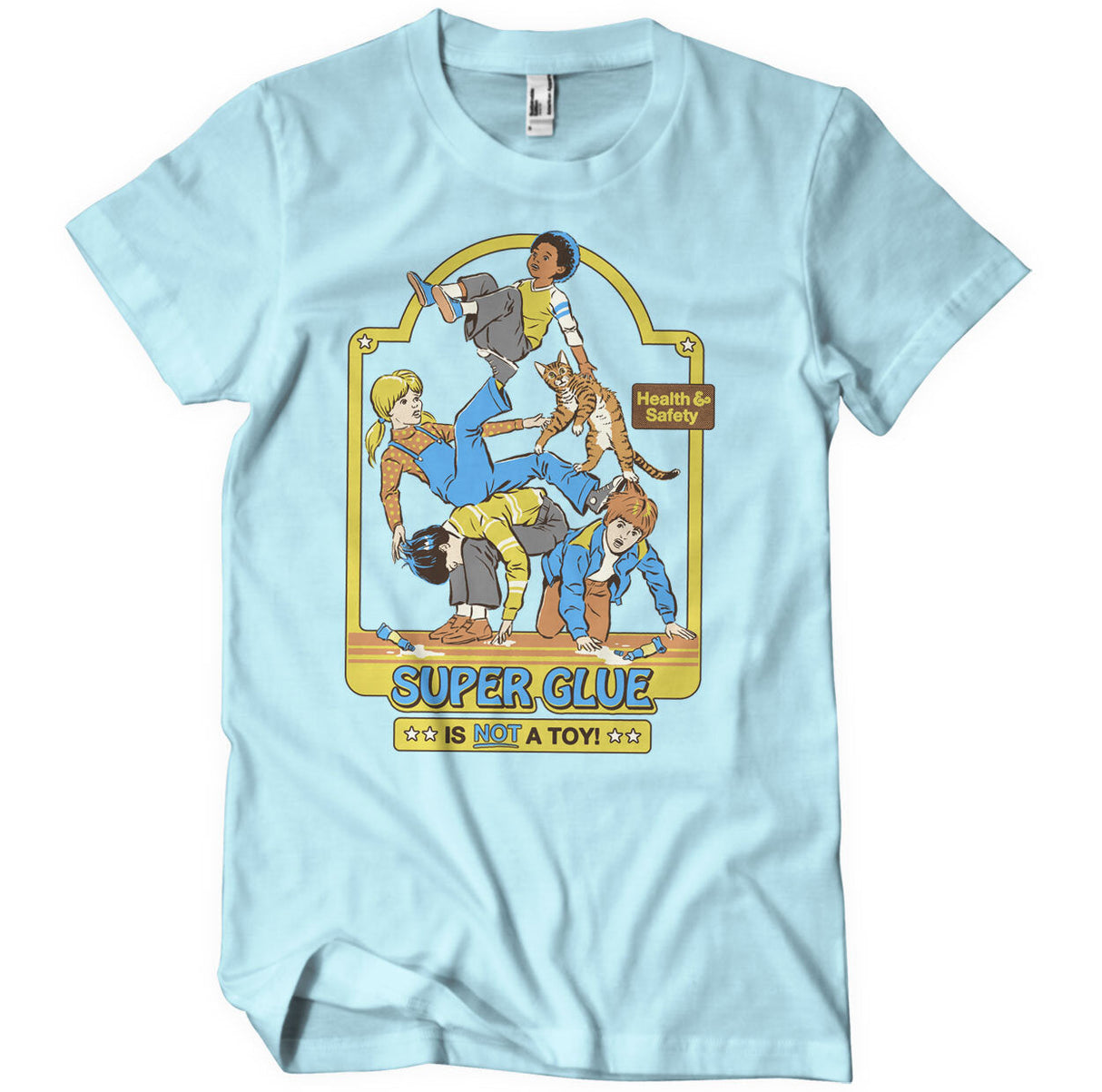 Steven Rhodes - Super Glue is Not A Toy Mens T-Shirt
