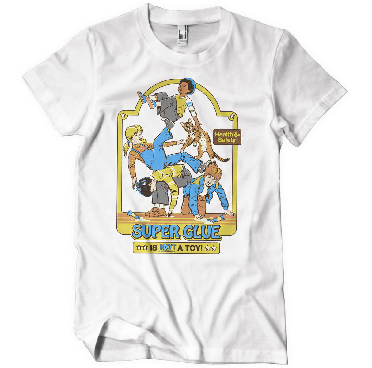 Steven Rhodes - Super Glue is Not A Toy Mens T-Shirt