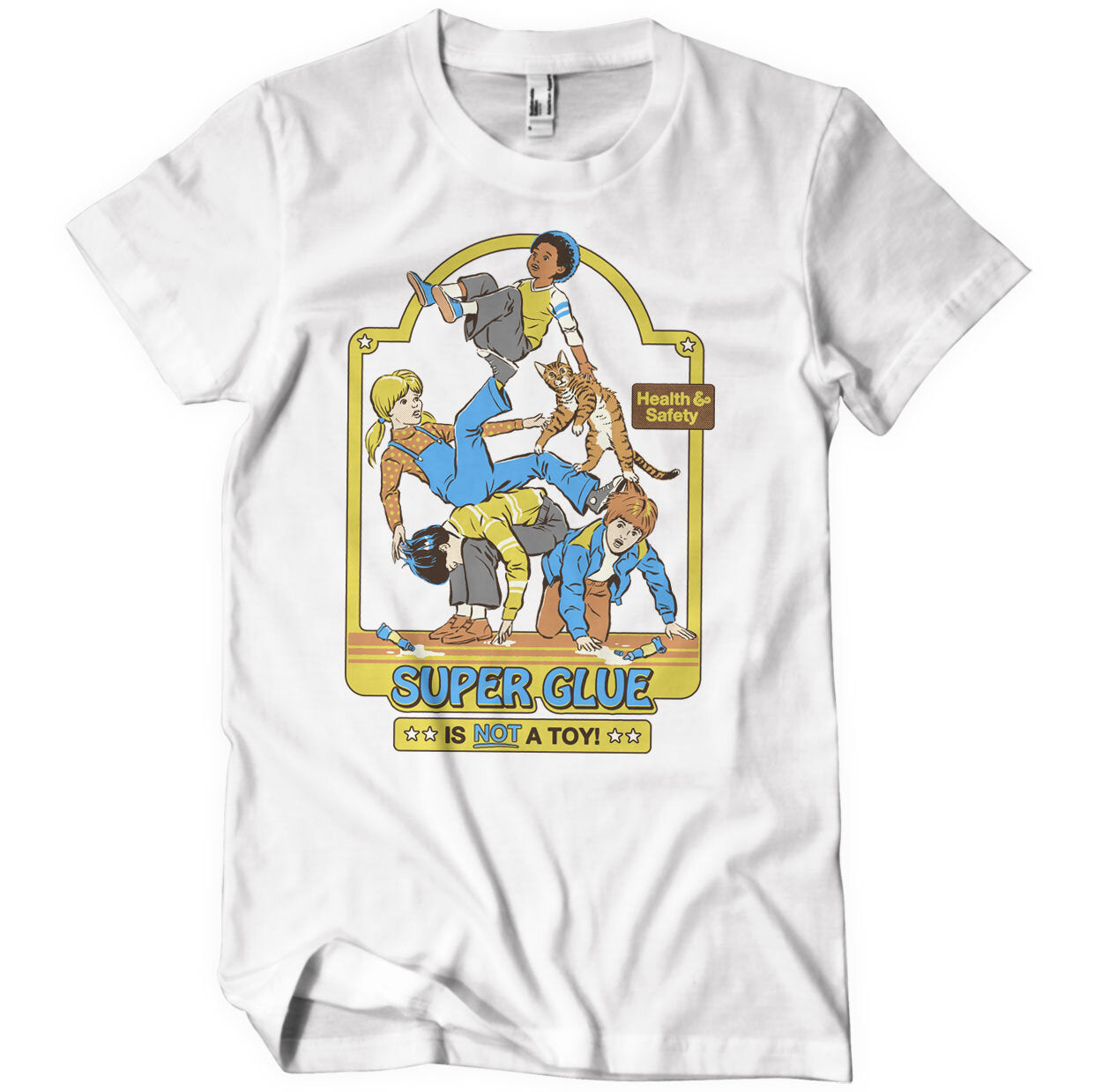 Steven Rhodes - Super Glue is Not A Toy Mens T-Shirt