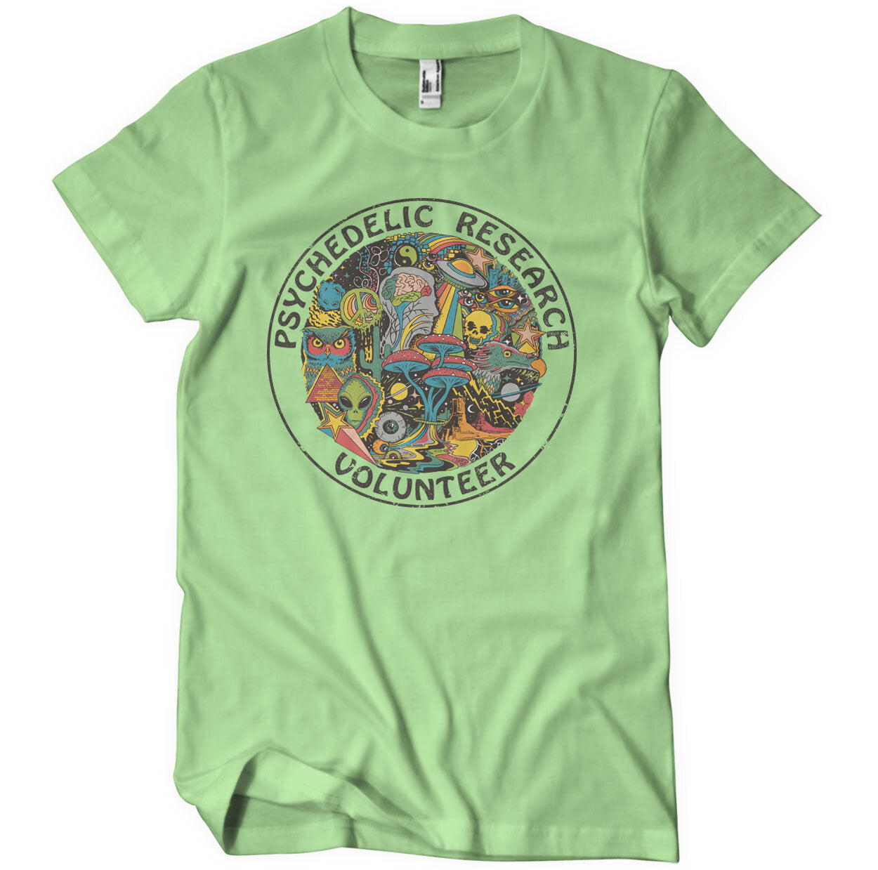 Steven Rhodes - ychedelic Research Volunteer Mens T-Shirt