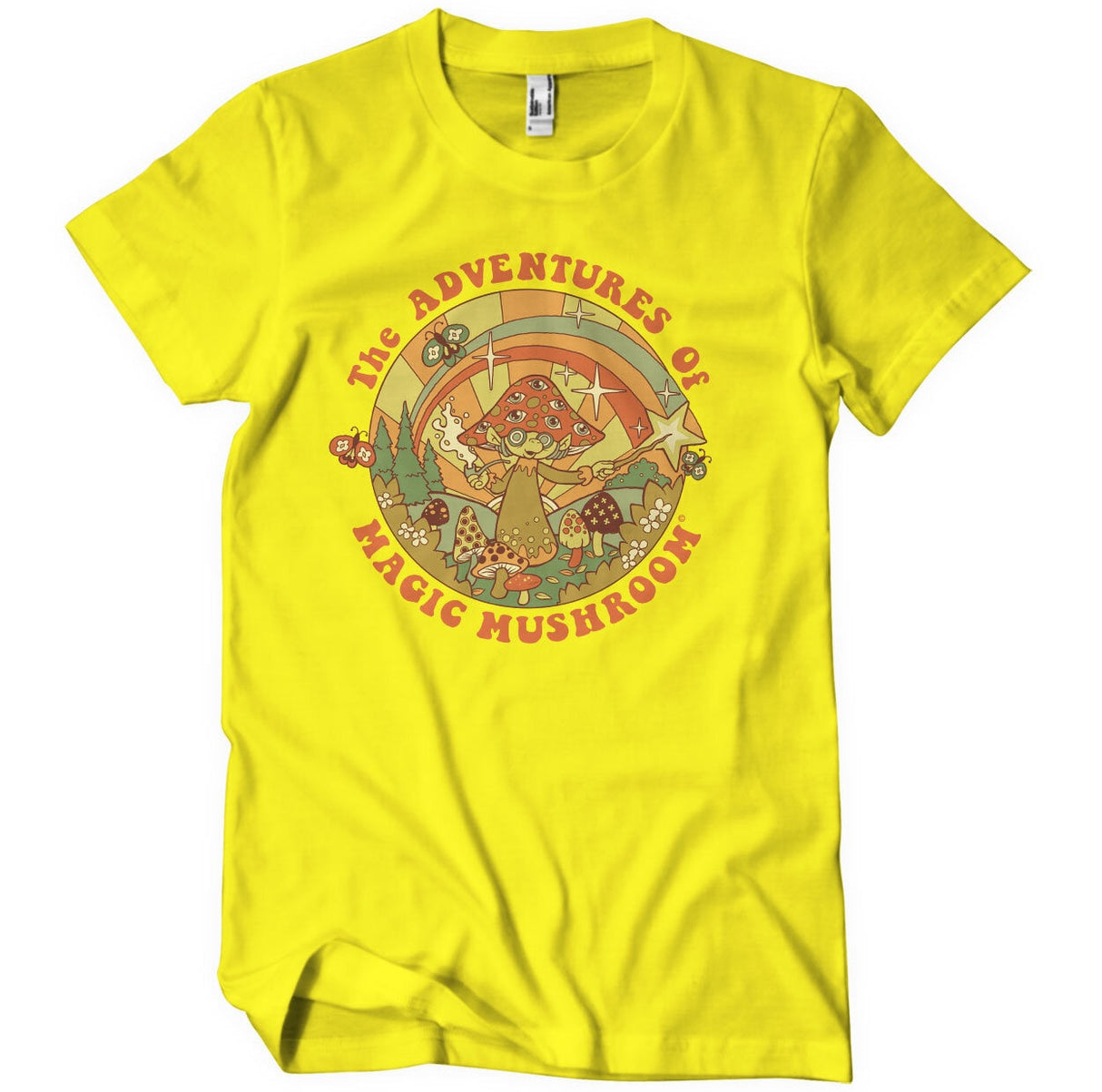 Steven Rhodes - The Adventures of Magic Mushroom Mens T-Shirt