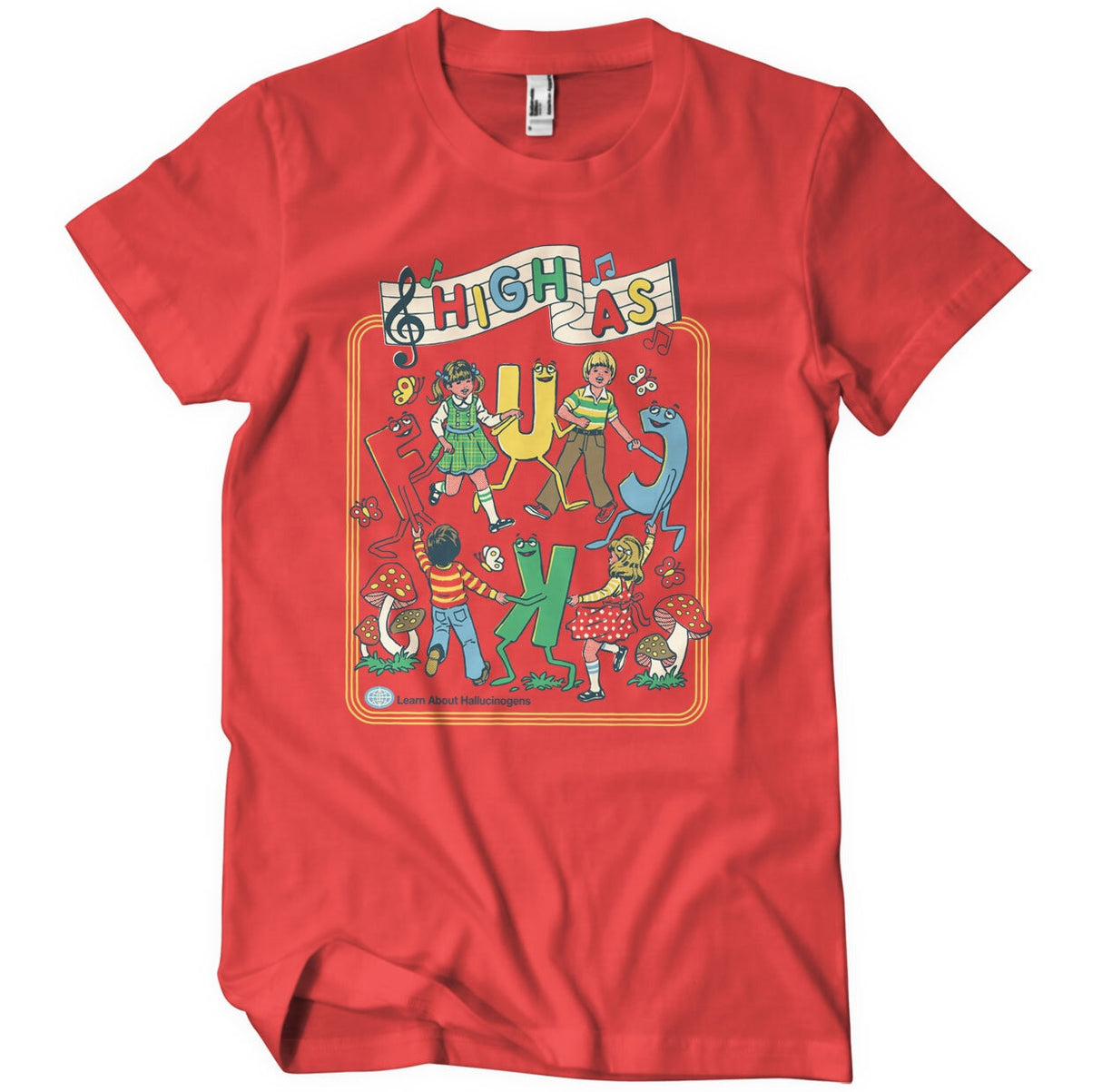 Steven Rhodes - High As F*ck Mens T-Shirt