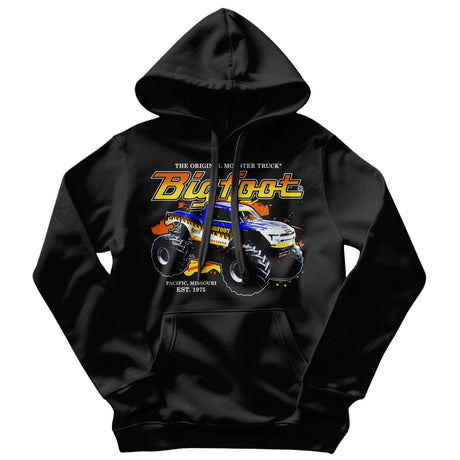 BIGFOOT - The Original Monster Truck Hoodie showcasing - The Original Monster Truck design