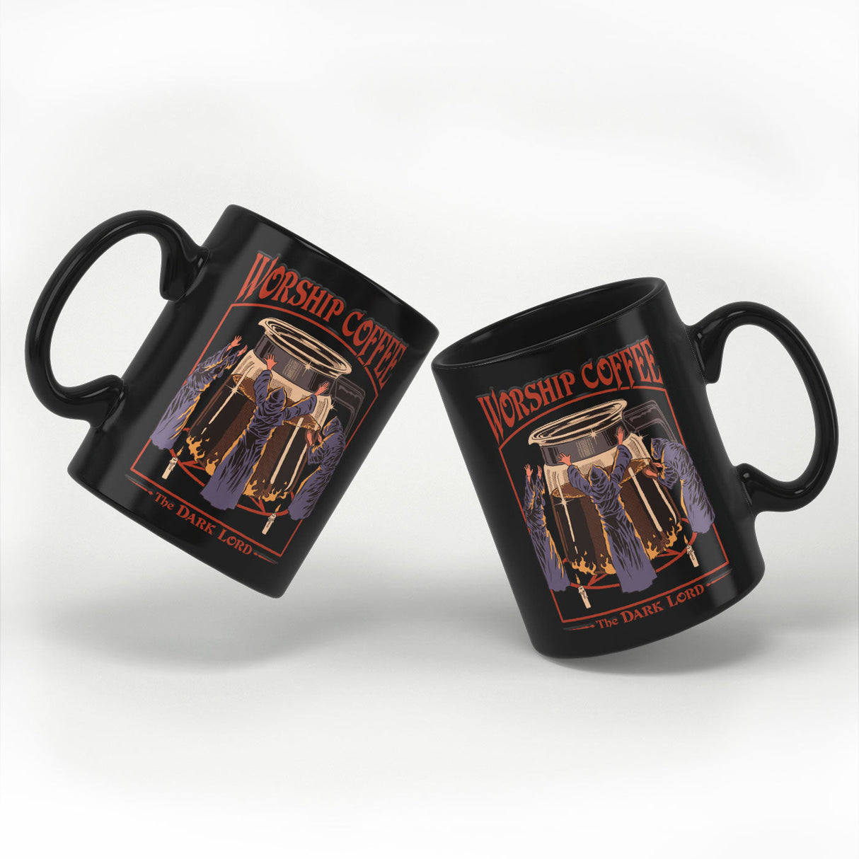 Steven Rhodes - Worship Coffee The Dark Lord Coffee Mug