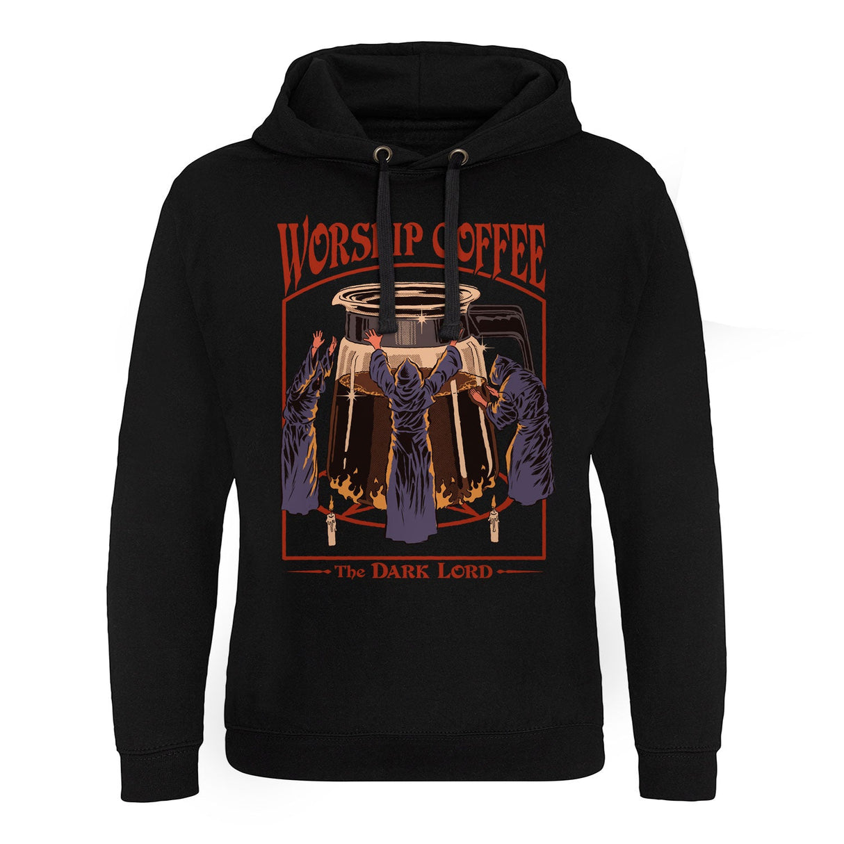 Worship Coffee Epic Hoodie showcasing Worship Coffee design