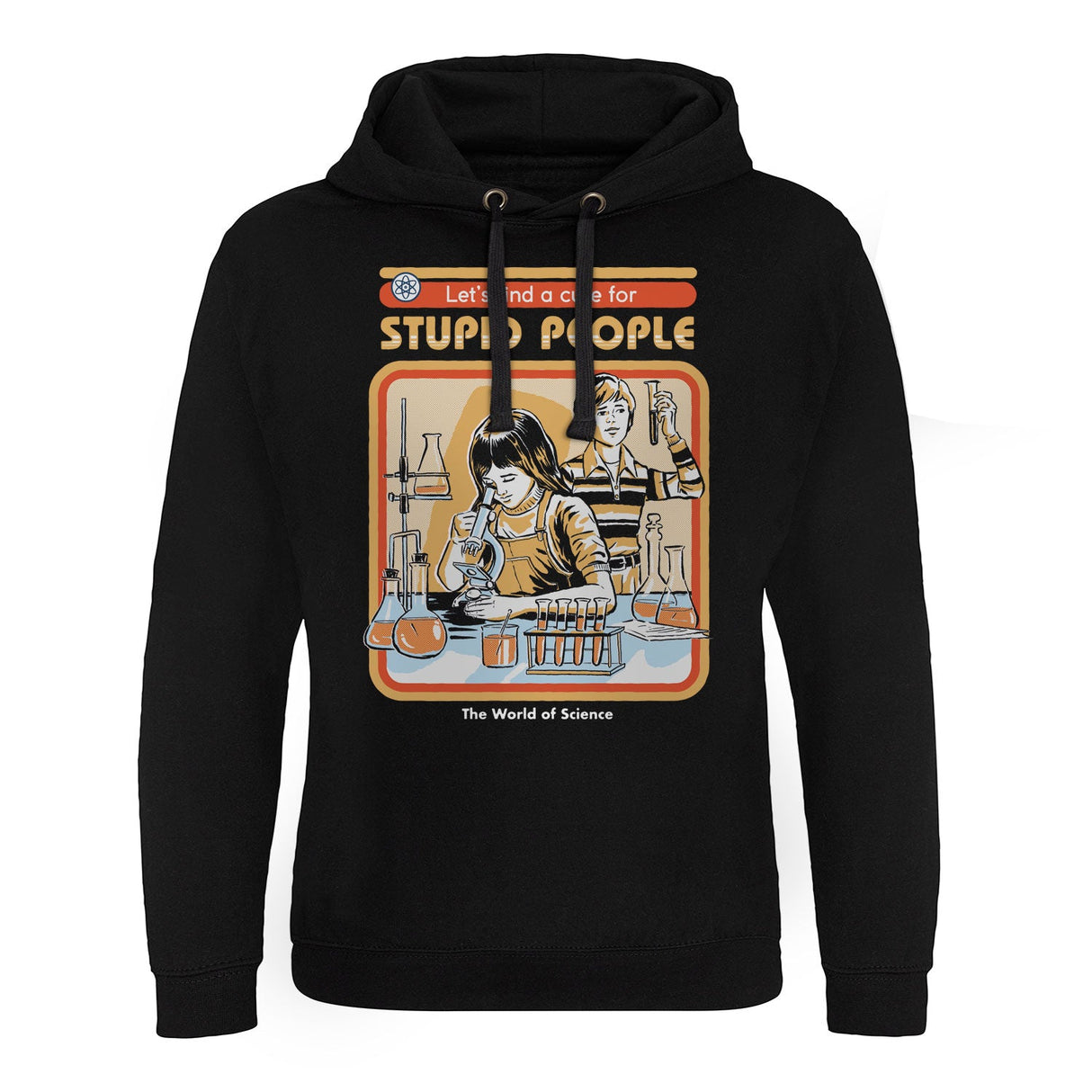 Cure For Stupid People Epic Hoodie showcasing Cure For Stupid People design