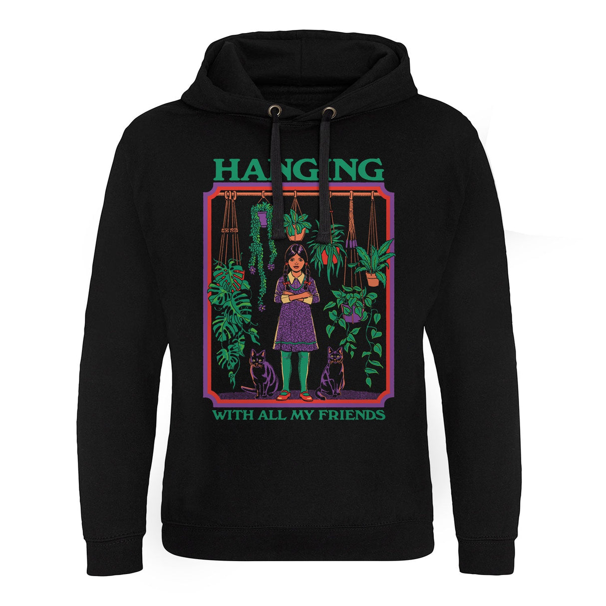 Hanging With My Friends Epic Hoodie showcasing Hanging With My Friends design