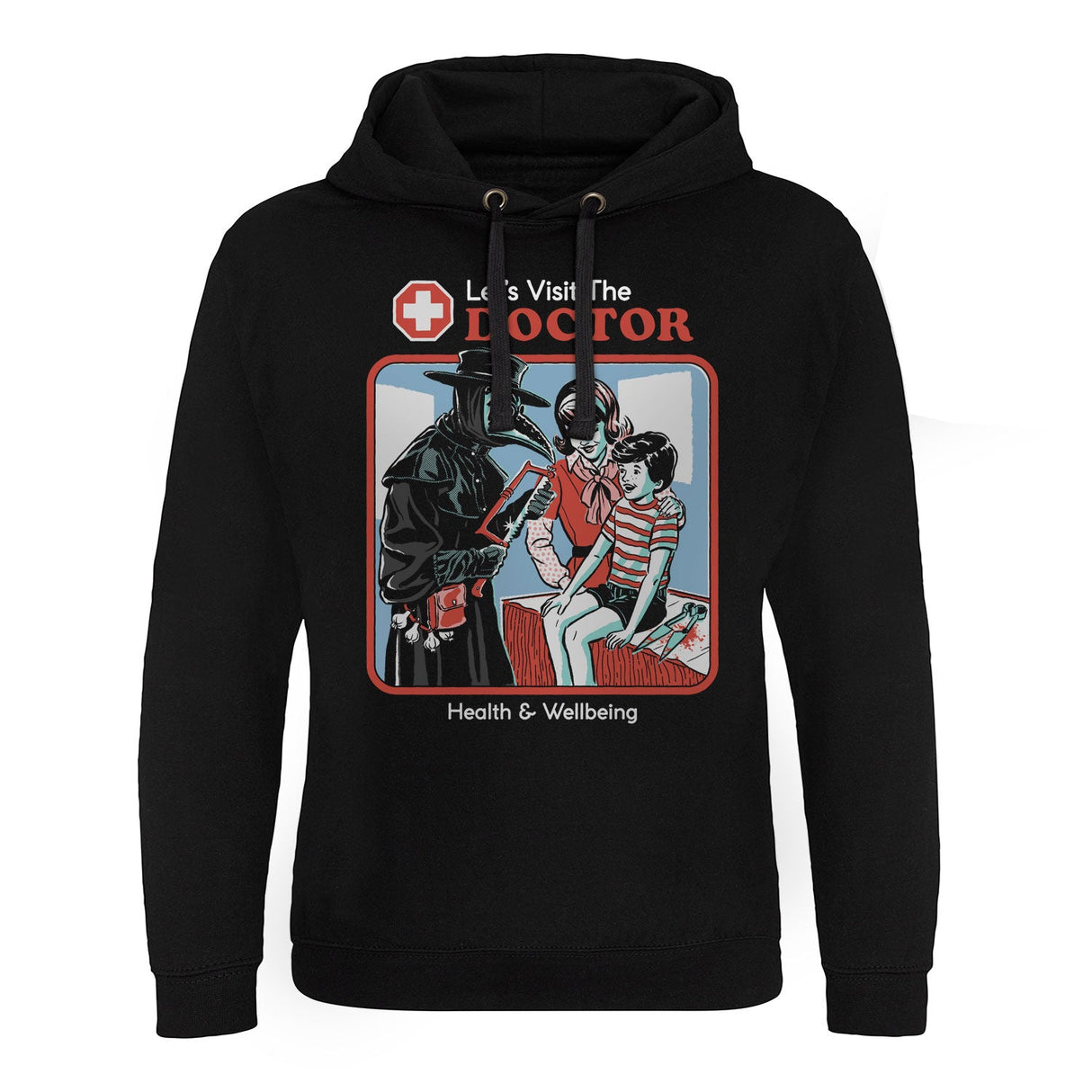 Let's Visit The Doctor Epic Hoodie showcasing Let's Visit The Doctor design
