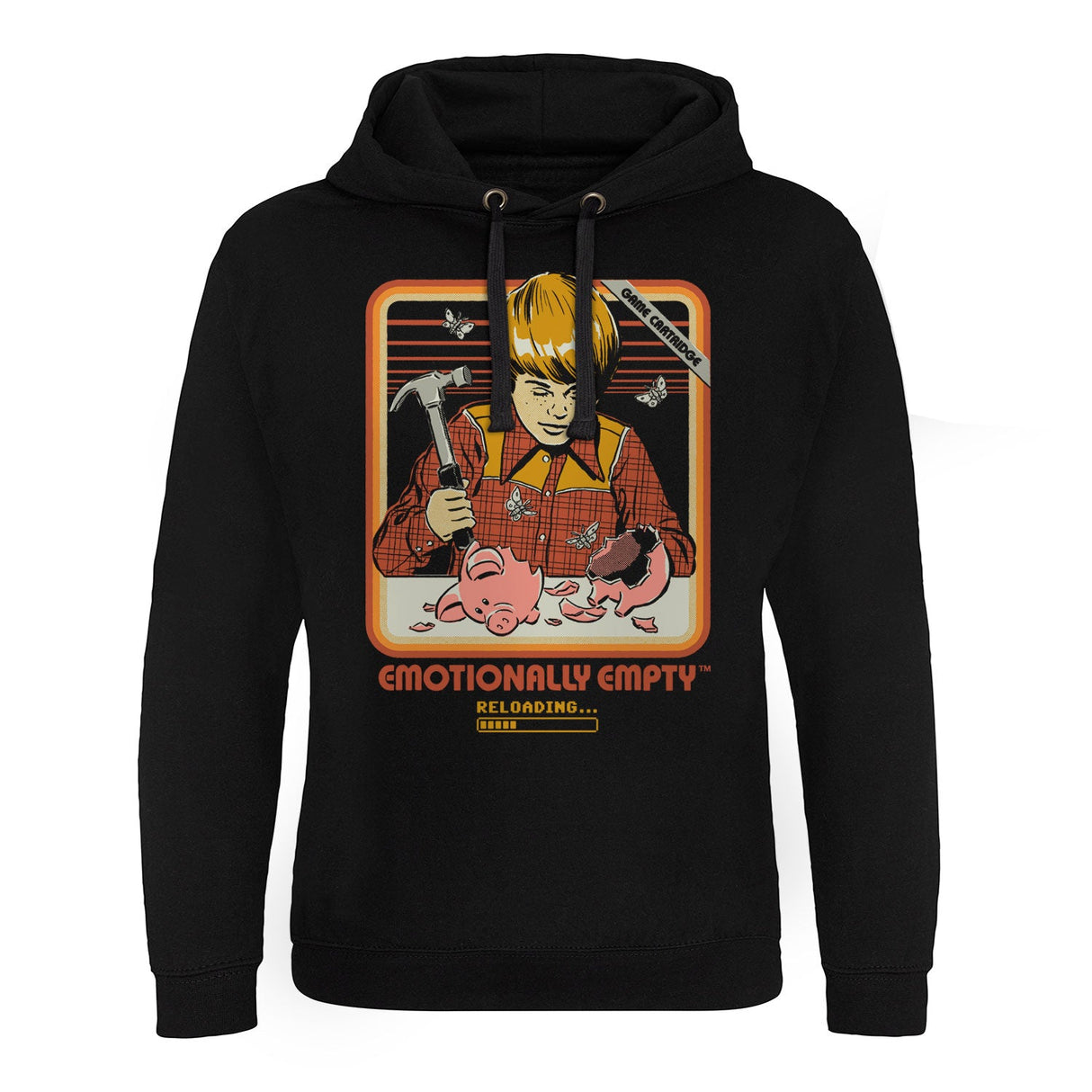 Emotionally Empty Epic Hoodie showcasing Emotionally Empty design