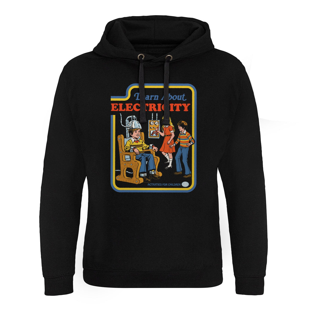Steven Rhodes - Learn About Electricity Epic Hoodie showcasing - Learn About Electricity design