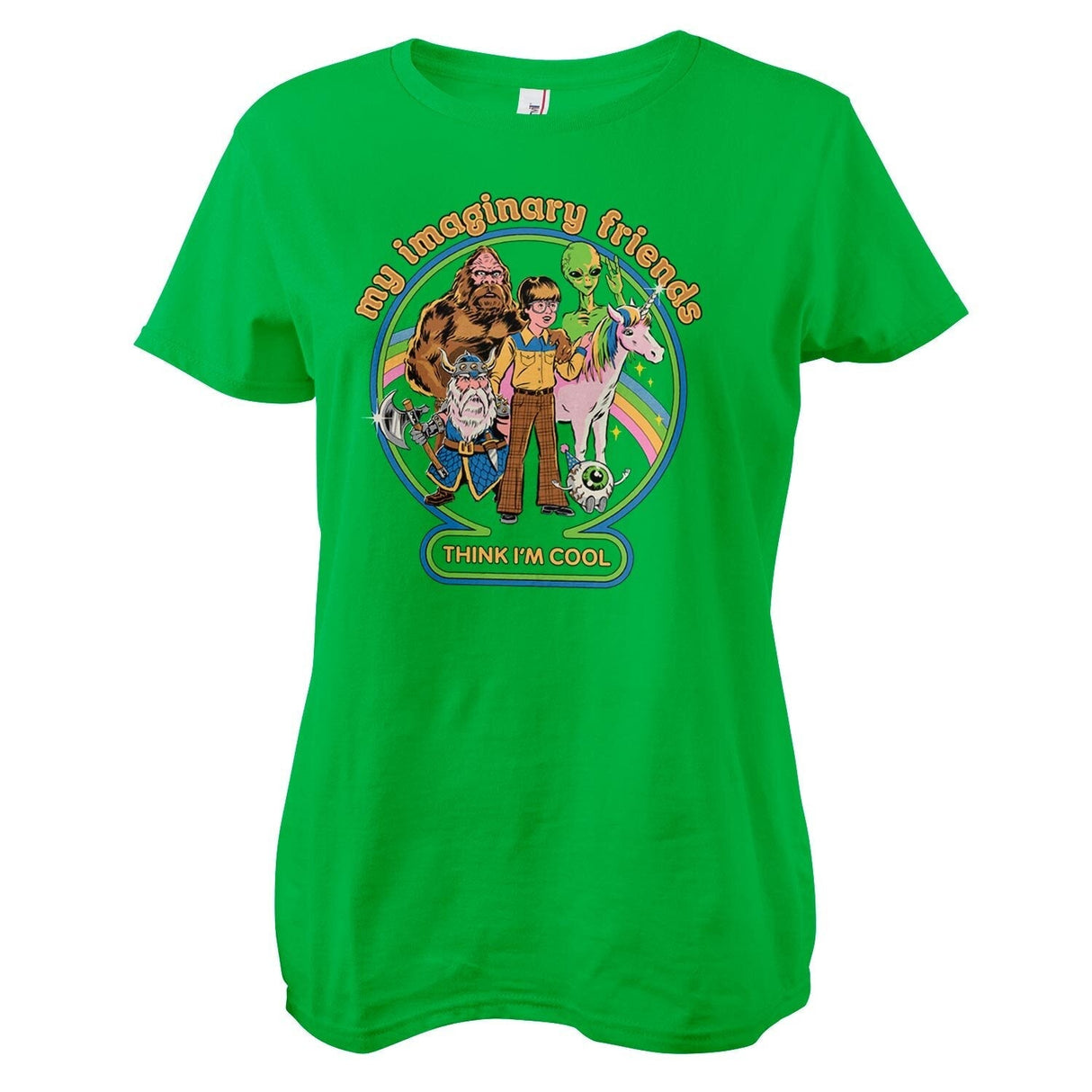 Steven Rhodes - My Imaginary Friends Think I'm Cool Women T-Shirt