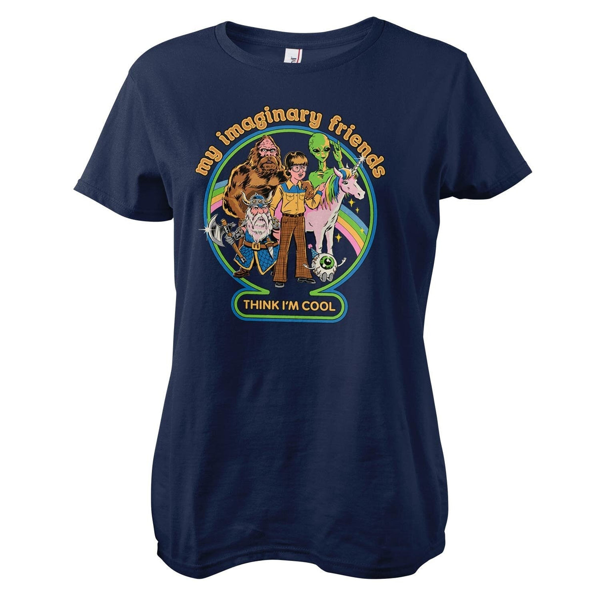 Steven Rhodes - My Imaginary Friends Think I'm Cool Women T-Shirt