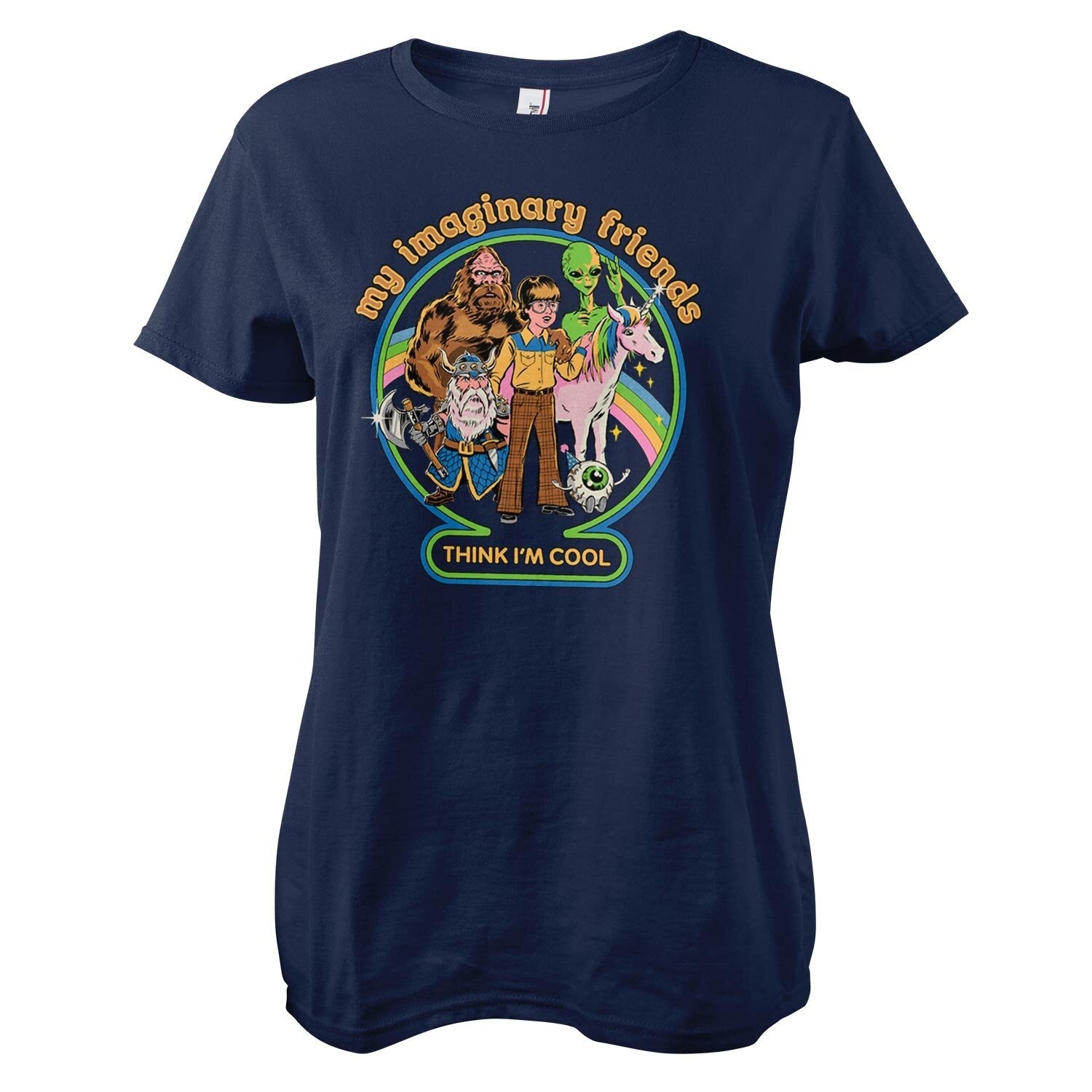 Steven Rhodes - My Imaginary Friends Think I'm Cool Women T-Shirt