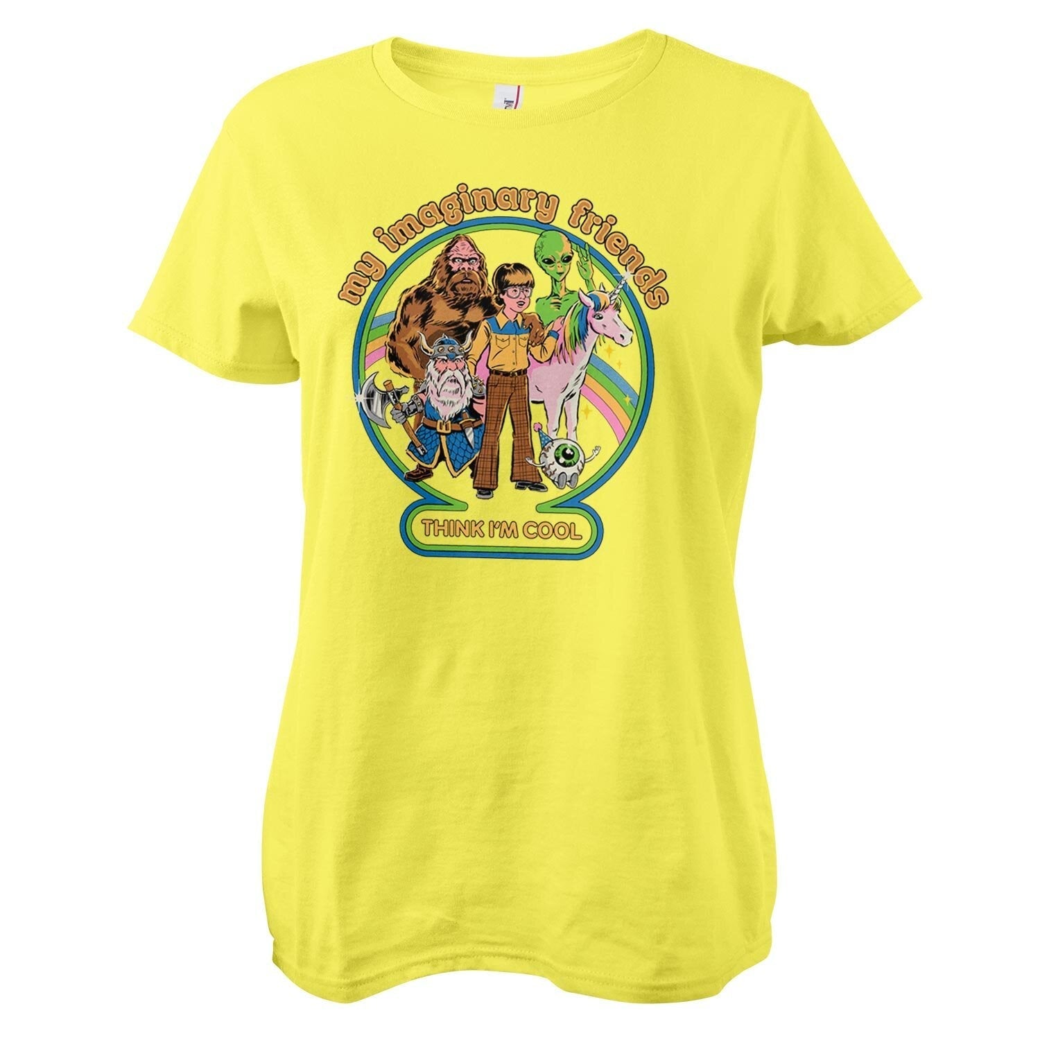 Steven Rhodes - My Imaginary Friends Think I'm Cool Women T-Shirt