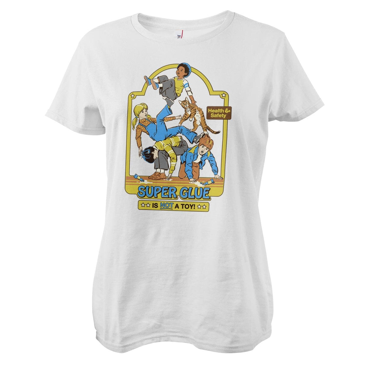 Steven Rhodes - Super Glue is Not A Toy Women T-Shirt