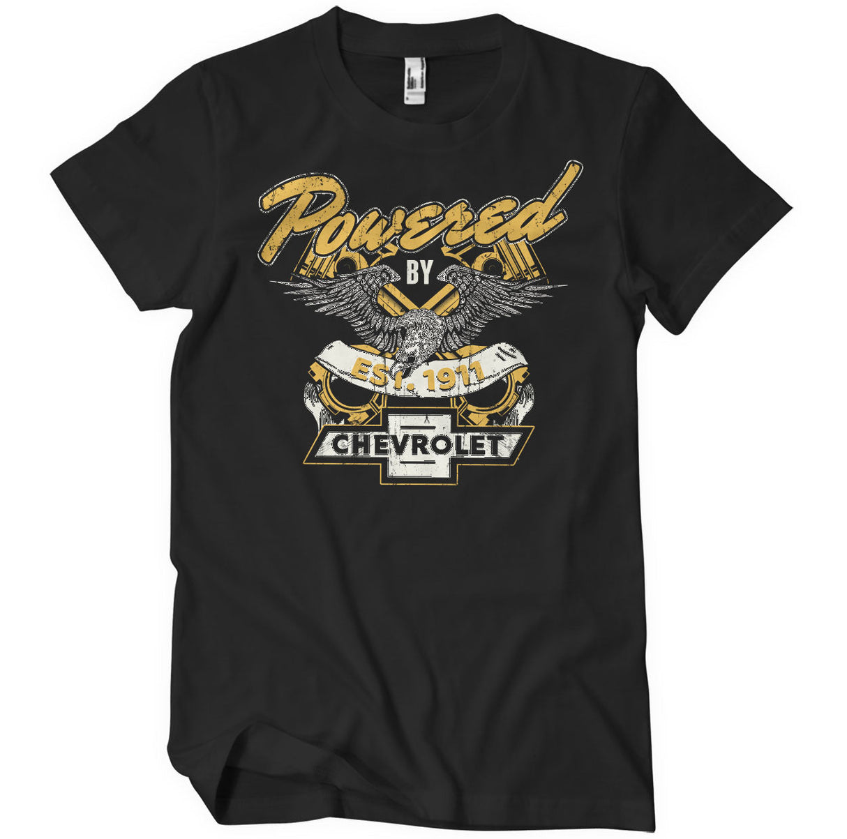 Powered By Chevrolet T-Shirt showcasing Powered By Chevrolet design