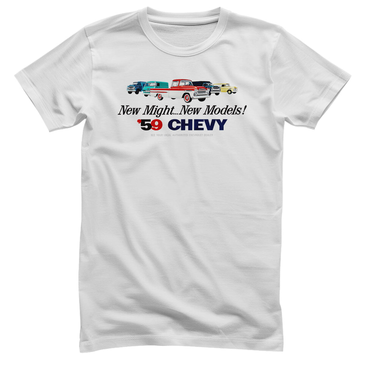 Chevrolet - 1959 CHEVY - New Models Vintage Add Mens T-Shirt
