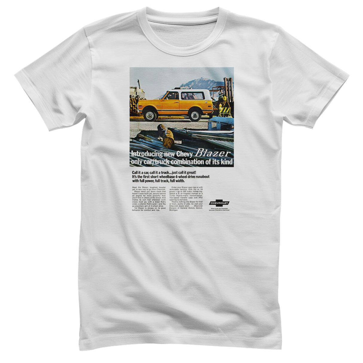 Chevrolet - Chevy Blazer Car & Truck Combination Add Mens T-Shirt