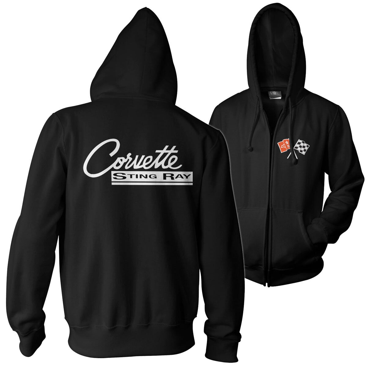 Chevrolet - Corvette C2 Stingray Zipped Hoodie