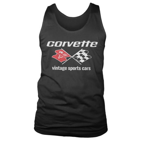 Corvette Vintage Sport Cars Tank Top showcasing Corvette Vintage Sport Cars design