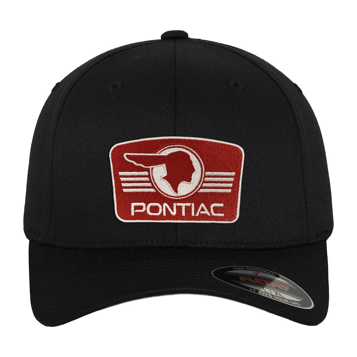 Pontiac - Retro Logo Patch Flexfit Baseball Cap