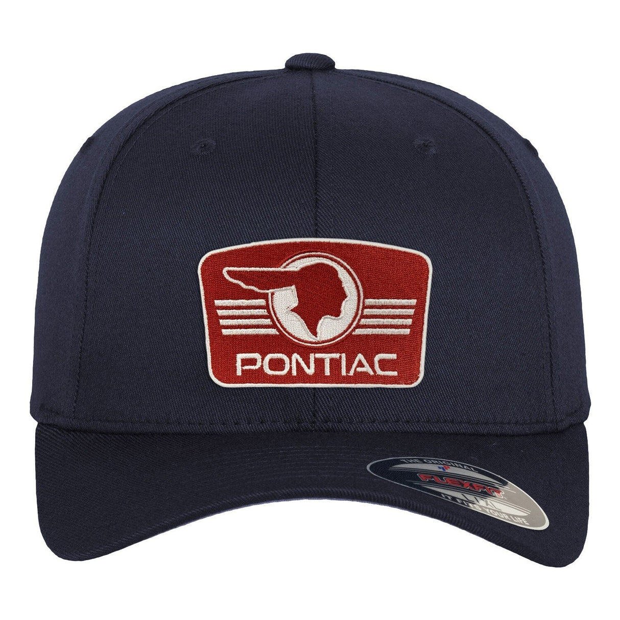 Pontiac - Retro Logo Patch Flexfit Baseball Cap