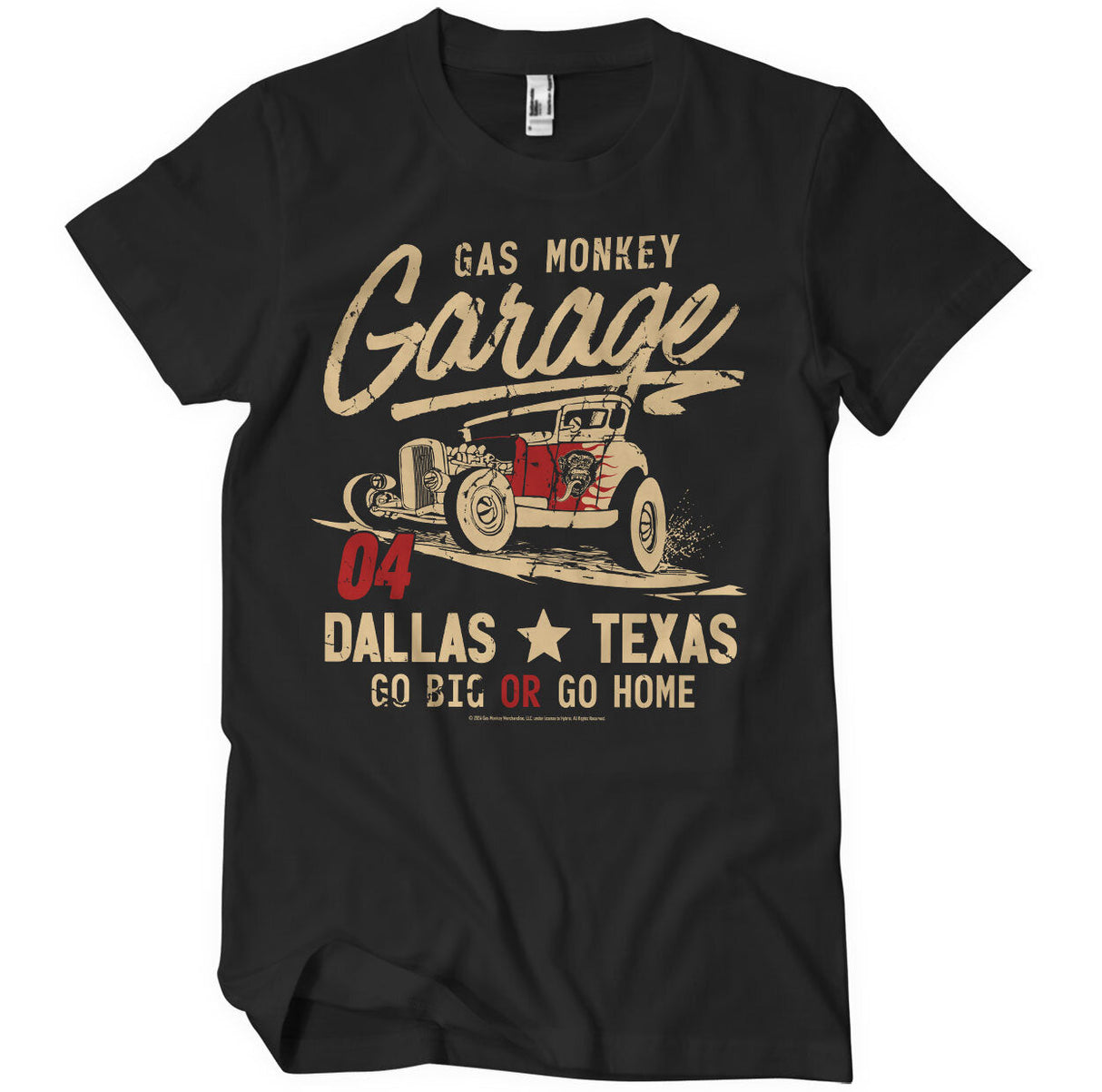 Gas Monkey Garage - Go Big Or Go Home Mens T-Shirt