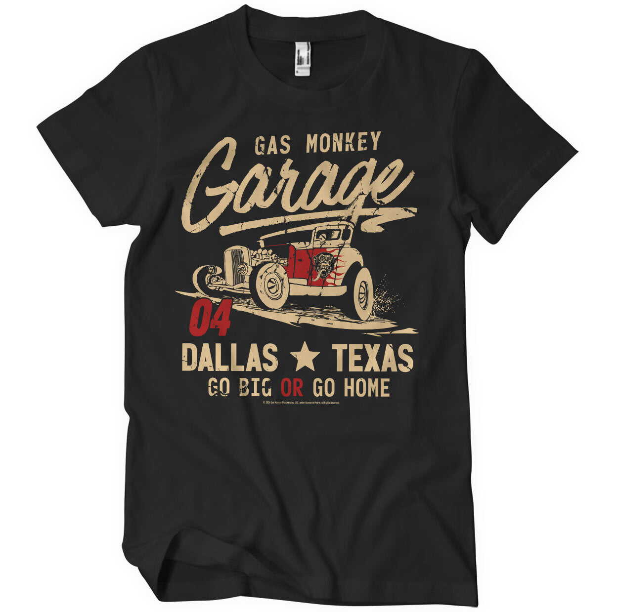 Gas Monkey Garage - Go Big Or Go Home Mens T-Shirt