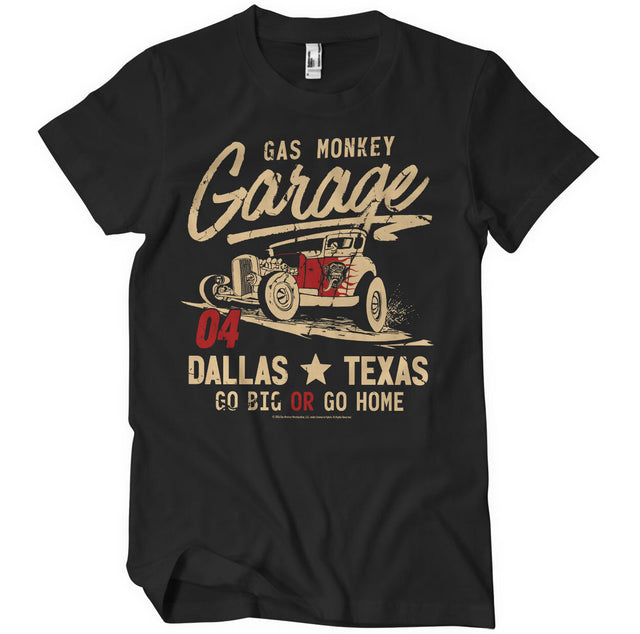 Gas Monkey Garage - Go Big Or Go Home Mens T-Shirt