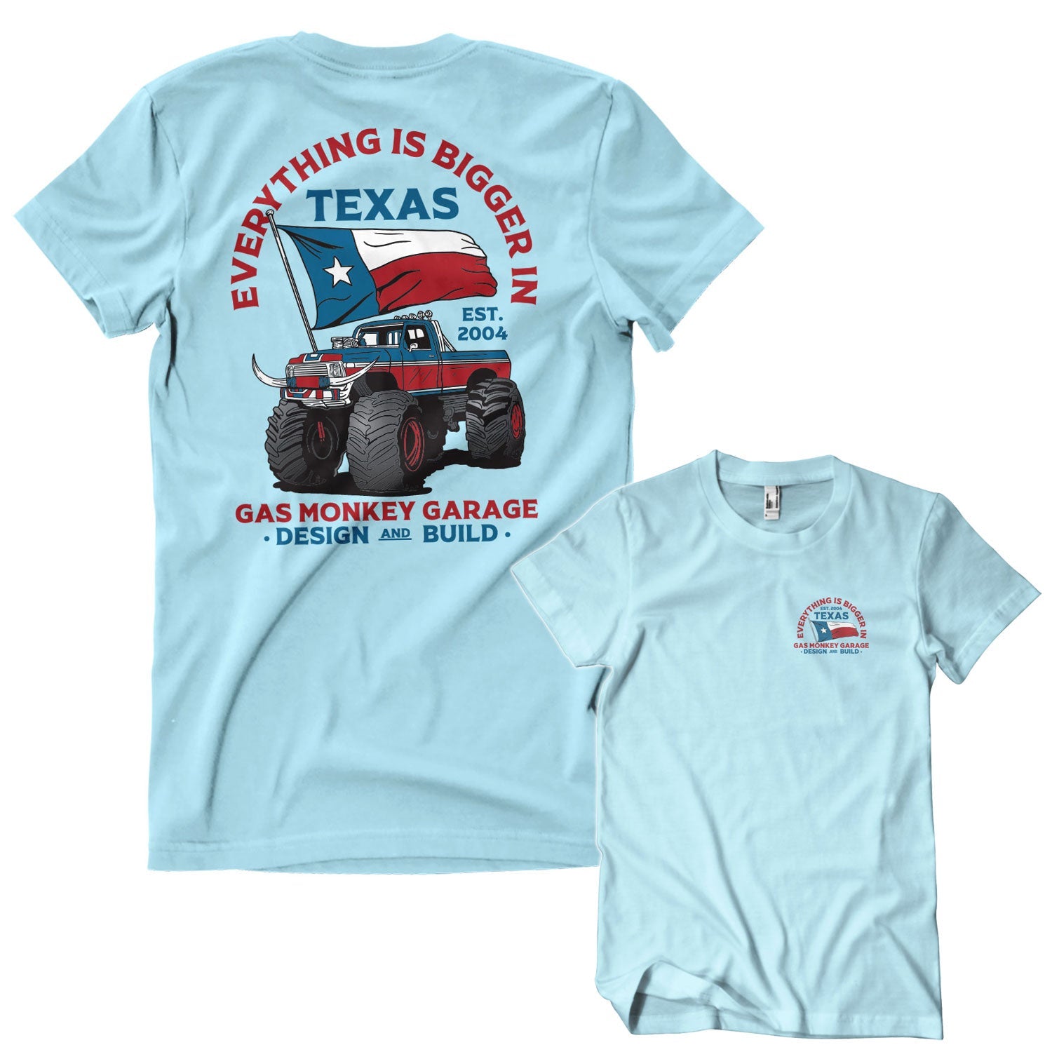 Gas Monkey Garage - Everything Is Bigger In Texas Mens T-Shirt